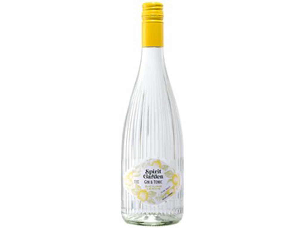SPIRIT GARDEN GIN & TONIC 7,3%  75CL. SICILIAN LEMON 
