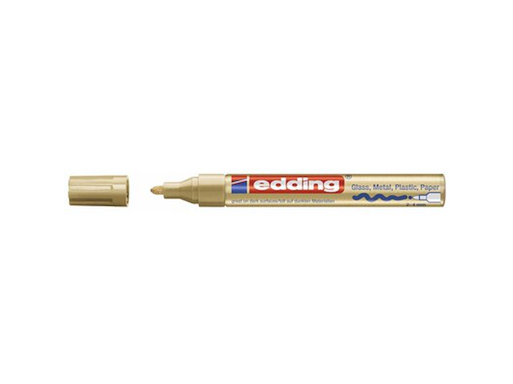 MARKER EDDING 750 PAINTMARKER GULD 2-4MM
