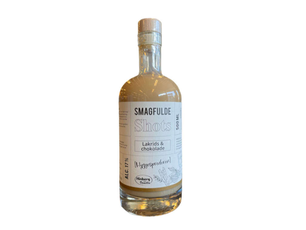 HINBERG SHOT LAKRIDS & CHOKOLADE 17% 50CL. HYGGESPREDEREN