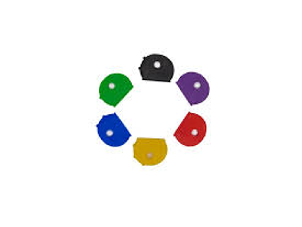 NØGLEHÆTTE RUND LUKKET ASS.FARVER  