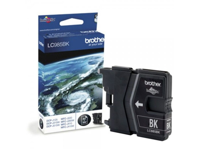 BLÆKPATRON BROTHER LC985BK BLACK TIL DCP315 LC985BK 