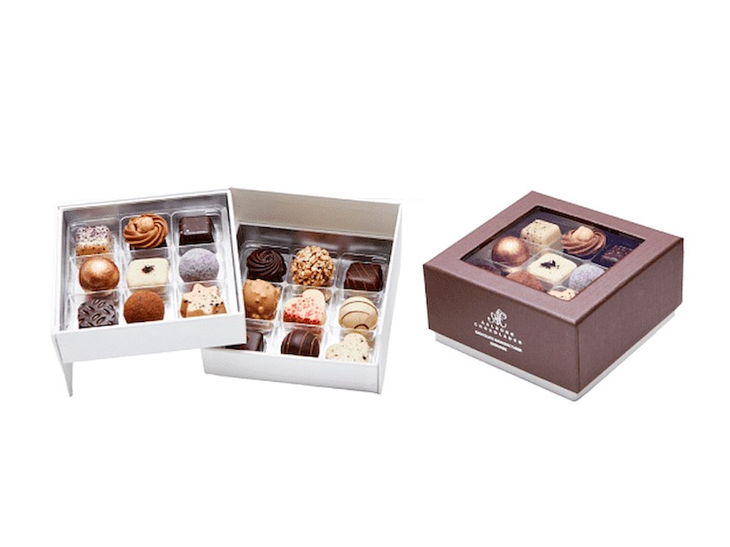 AALBORG CHOKOLADEN CHOKOLADE 18 STK. ASS. 185GR.