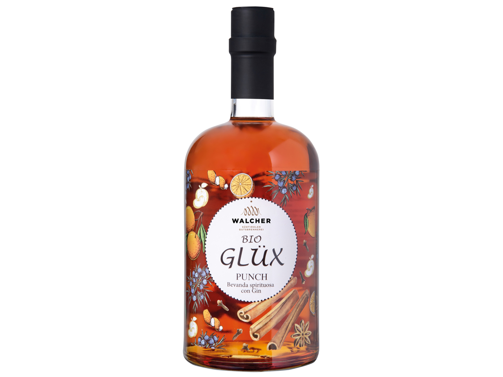 BIO GLUX PUNCH MED GIN 22% 70CL WALCHER LIKØR 