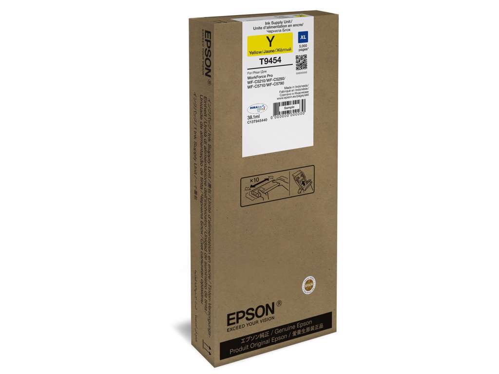 BLÆKPATRON EPSON WF-C5X90 SERIEN XL YELLOW 5000 SIDER C13T945440 TIL C5210/5290/5710/5790