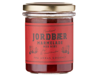 ANNAS GOURMET MARMELADE JORDBÆR 200GR. ØKOLOGISK 