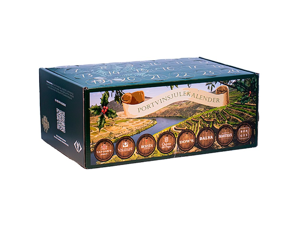 JULEKALENDER PORTVIN MED 24 DAGE A 5CL