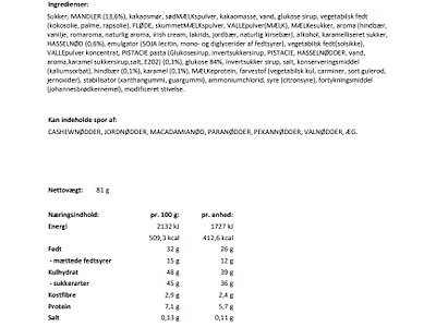 COCOTURE FYLDTE CHOKOLADE & KONFEKTSTYKKER 9 STK. 81 GR. GRÅ HJERTEÆSKE