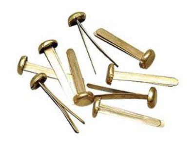 PAPERBINDERS 25MM GULDFARVET 100 STK/PK 