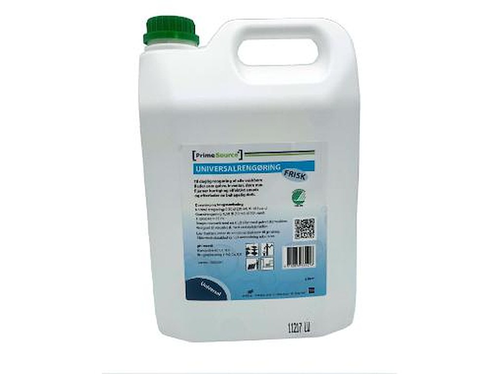 UNIVERSALRENGØRING PRIME SOURCE FRISK SVANEMÆRKET MED FARVE/PARFUME 5 LTR BLÅ