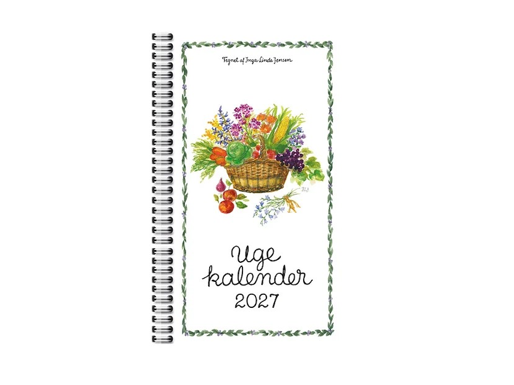 KALENDER PLAKATFORLAGET 2027 UGEKALENDERBOGEN 9,5X17CM 2739 