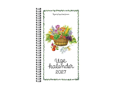 KALENDER PLAKATFORLAGET 2027 UGEKALENDERBOGEN 9,5X17CM 2739 