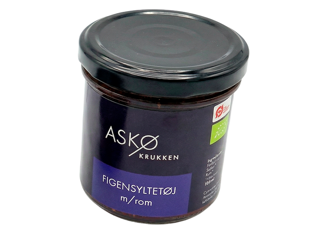ASKØ KRUKKEN FIGENSYLTETØJ 165ML. ØKO.