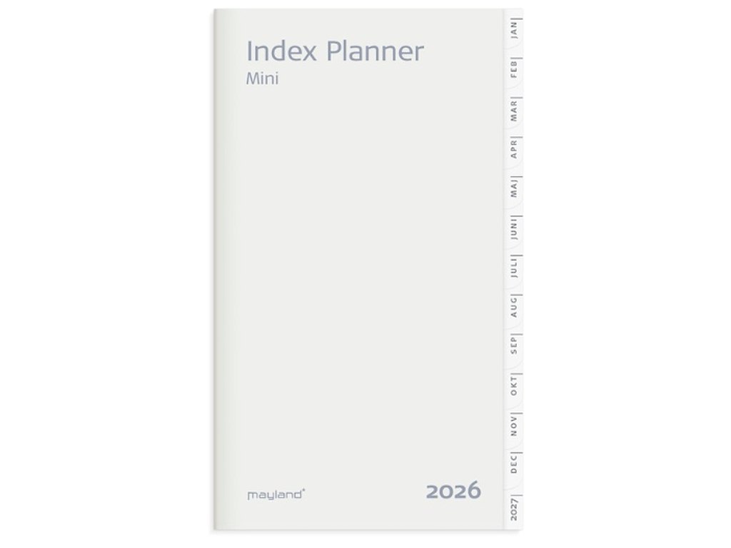 KALENDER MAYLAND 2026 26071500 INDEX PLANNER MINI REFILL 13,2X7,6CM