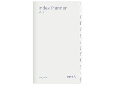 KALENDER MAYLAND 2026 26071500 INDEX PLANNER MINI REFILL 13,2X7,6CM