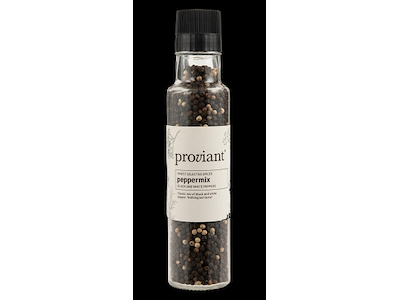 PROVIANT PEBERMIX SORT/HVID I KVÆRN 150GR.