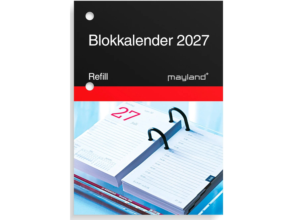 KALENDER MAYLAND 2027 27140000 BLOKKALENDER 8X11,5CM 