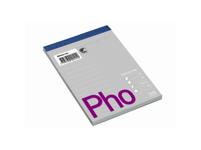 BLOK A6 LINIERET HVID HÆFTET OG PERFORERET 100 BLADE 400051500