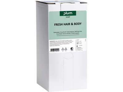 PLUM HÅR/BODY FRESH MED PARFUME U/FARVE 1400ML.KS.M/8 STK. (4786) 
