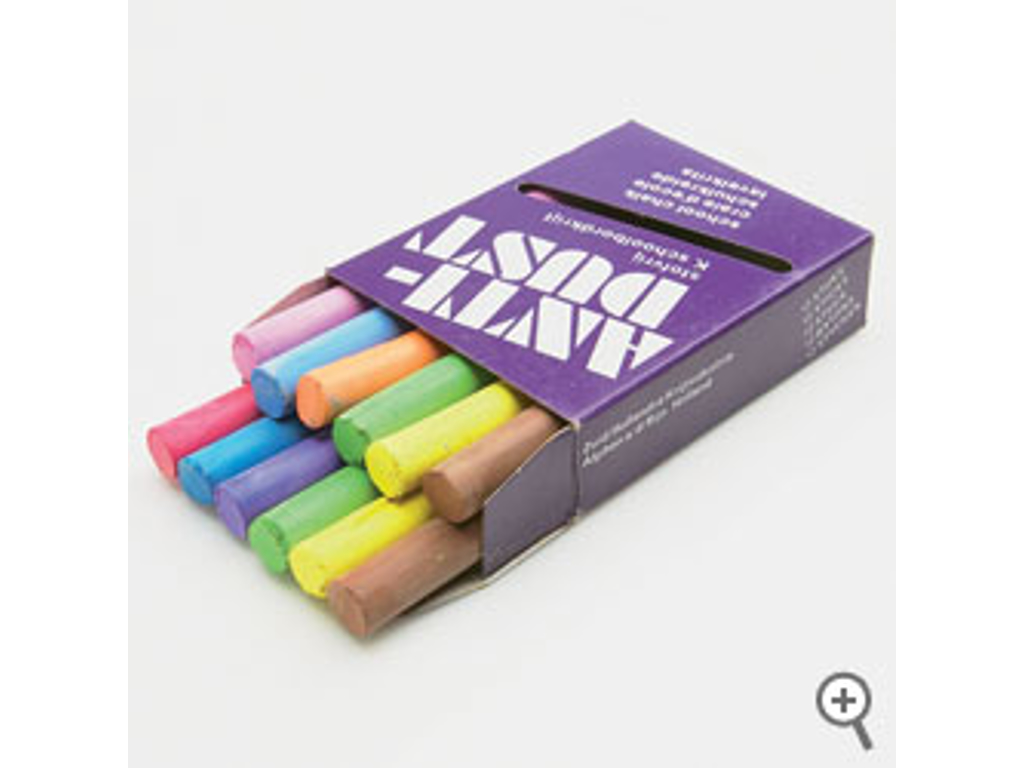 TAVLEKRIDT KULØRT 10 STK/PK. 100412202 