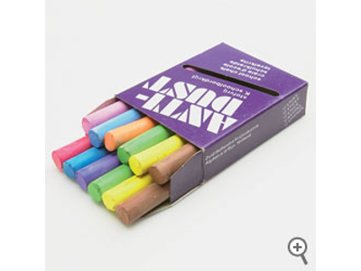 TAVLEKRIDT KULØRT 10 STK/PK. 100412202 