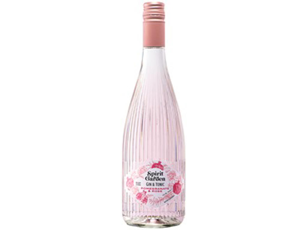 SPIRIT GARDEN GIN & TONIC 7,3% 75CL. POMEGRANATE & ROSE 