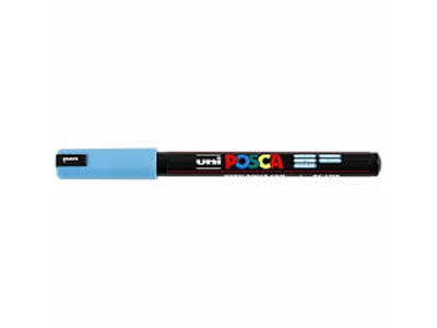 MARKER UNI POSCA PC-1MR LIGHT - BLUE, EKSTRA FINE  