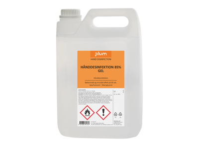 HÅNDDESINFEKTION GEL 85% 5 LITER PLUM 