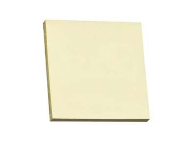 BLOK Q-LINE NOTES 76 X 76 MM GUL  S004026