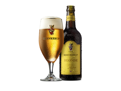 ØL KRENKERUP GODS 50CL. 5,3% BLONDE INCL. PANT