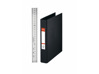 RINGBIND ESSELTE A5 25MM SORT MED 2-RINGS O-MEKANISME 47687