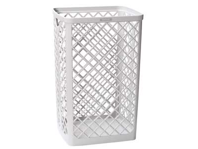 AFFALDSKURV KATRIN WASTE BIN 40L 32X25X50CM HVID 4287 INCL. BESLAG FOR VÆGMONTERING