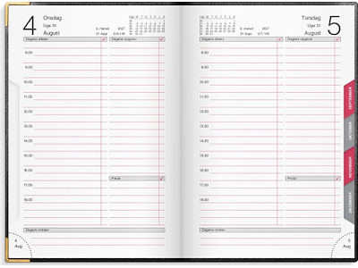 KALENDER MAYLAND 2027 27190000 ÅRBOG KALENDER 11,7X17,1CM 