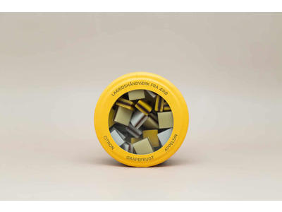 HATTESENS KONFEKTFABRIK LAKRIDS KONFEKT CITRON, GRAPEFRUGT OG APPELSIN 125GR.