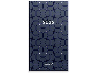 KALENDER MAYLAND 2026 26090070 INDEX PLANNER MÅNED MED TLF./ADR.REGISTER 8,8X16,6CM