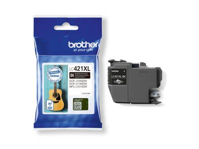 BLÆKPATRON BROTHER LC421XLBK  BLACK 500 SIDER 