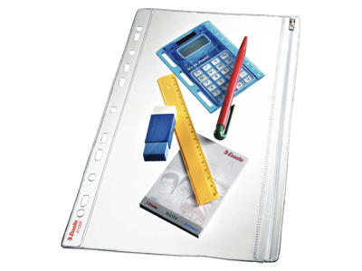 LYNLÅSLOMME A4 200MY KLAR PLASTLOMME M.LYNLÅS - RUMMER IKKE ET A4 ARK!