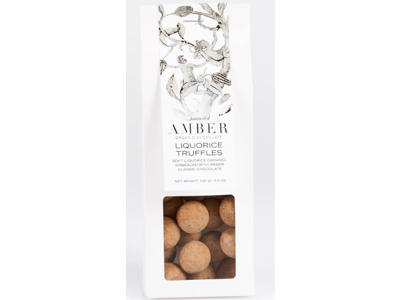 SUMMERBIRD LIQUORICE TRUFFLES CLASSIC AMBER CHOKOLADE MED FLYDENDE LAKRIDS 100GR.