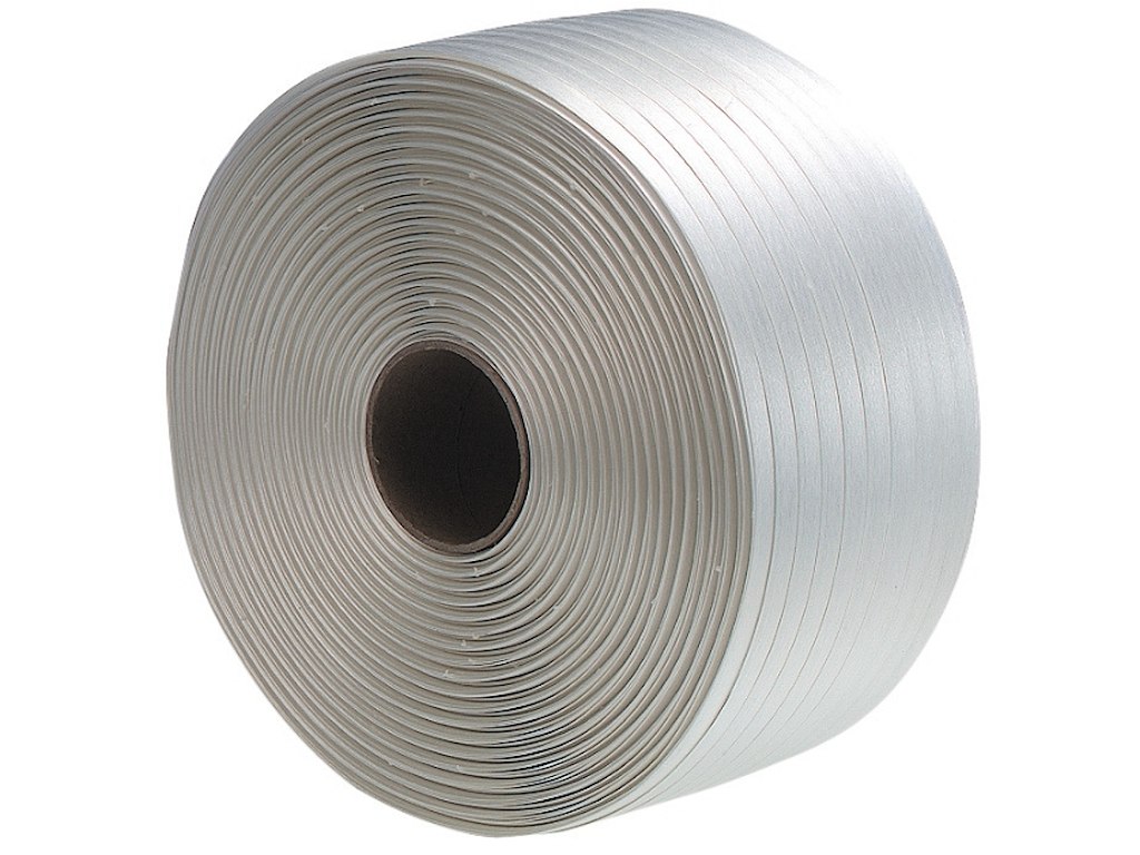 PAKKEBÅND 16MM X 900M VG-16 HVID
POLYESTERFIBER ***