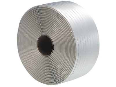 PAKKEBÅND 16MM X 900M VG-16 HVID
POLYESTERFIBER ***