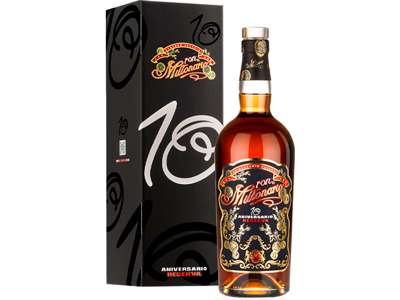 RON MILLONARIO 10TH ANIVERSARIO RESERVA I GAVEÆSKE 70CL. 40% ROM 
