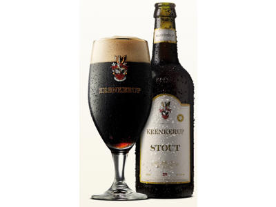ØL KRENKERUP GODS 50CL. 5,3% STOUT INCL. PANT