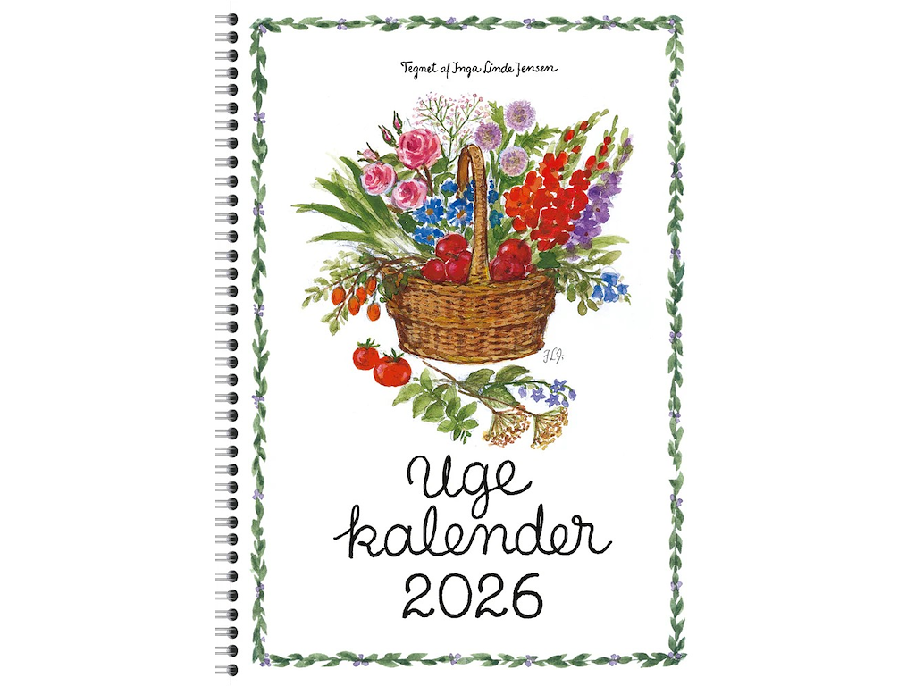 KALENDER PLAKATFORLAGET 2026 UGEKALENDER A5 15X21CM 2632 
