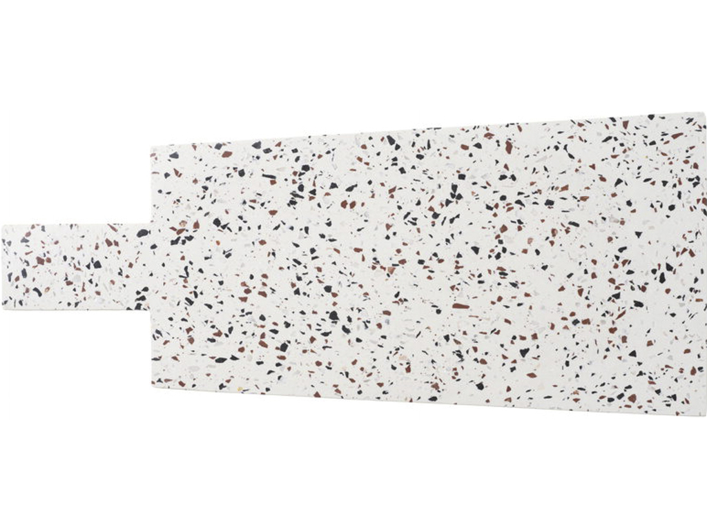 SERVERINGSBRÆT HVID TERRAZZO  L30/23 X B12,7CM 