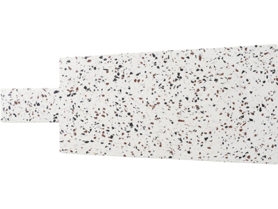 SERVERINGSBRÆT HVID TERRAZZO  L30/23 X B12,7CM 
