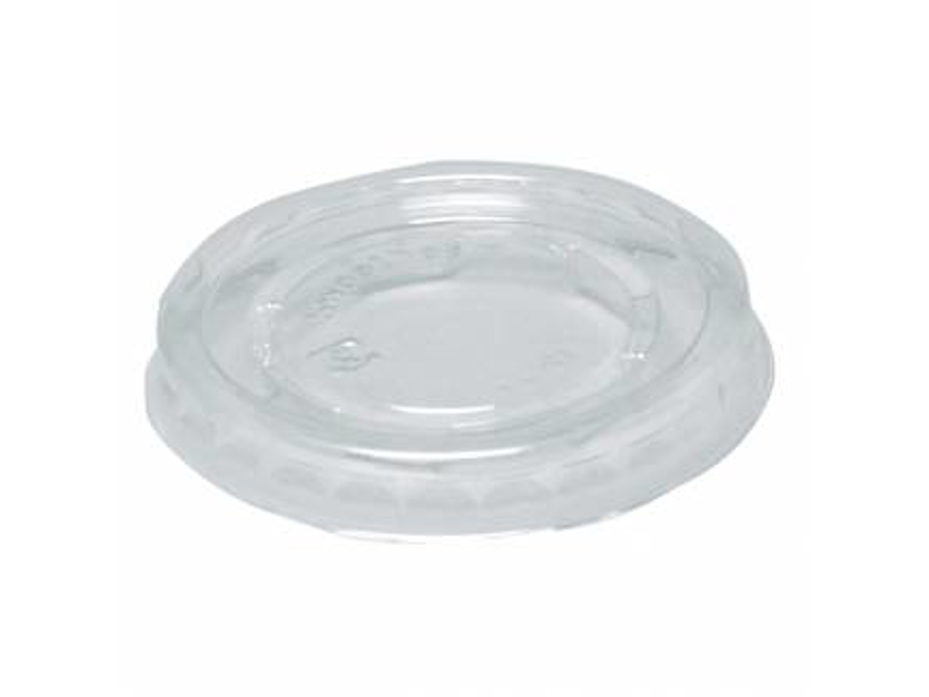 LÅG TIL BÆGER 57 ML. Ø62MM PET KLAR A 2500 STK. 