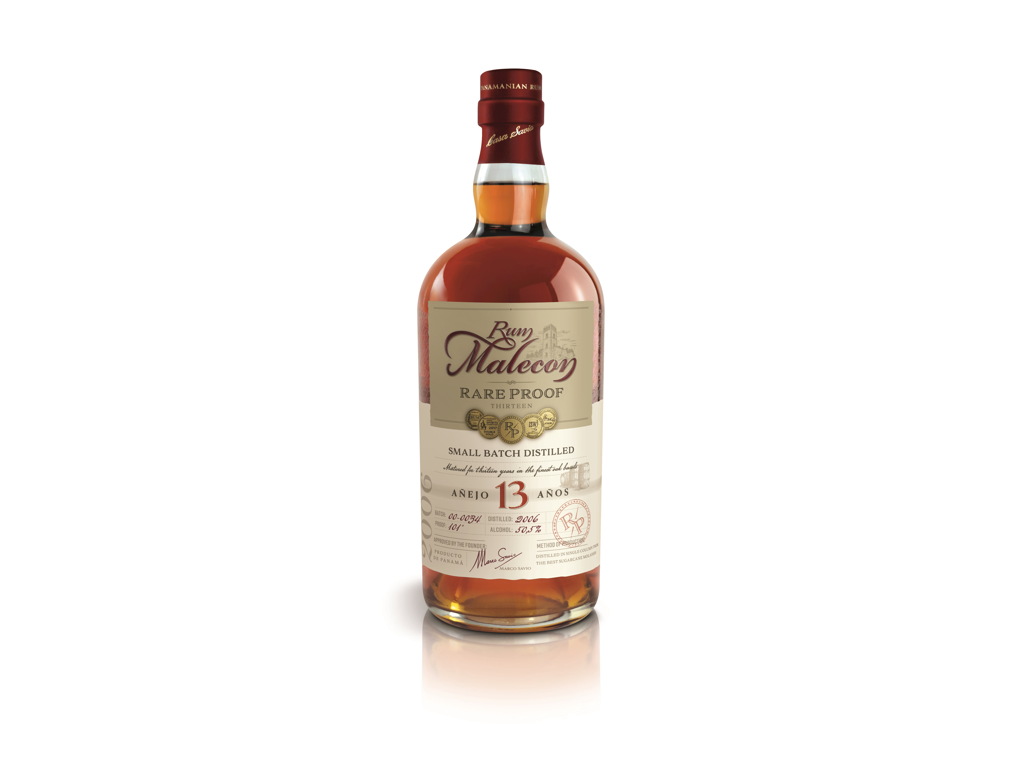 MALECON RAREPROFF 13YO 50,5% 70CL MED 2 BALLONGLAS RUM 