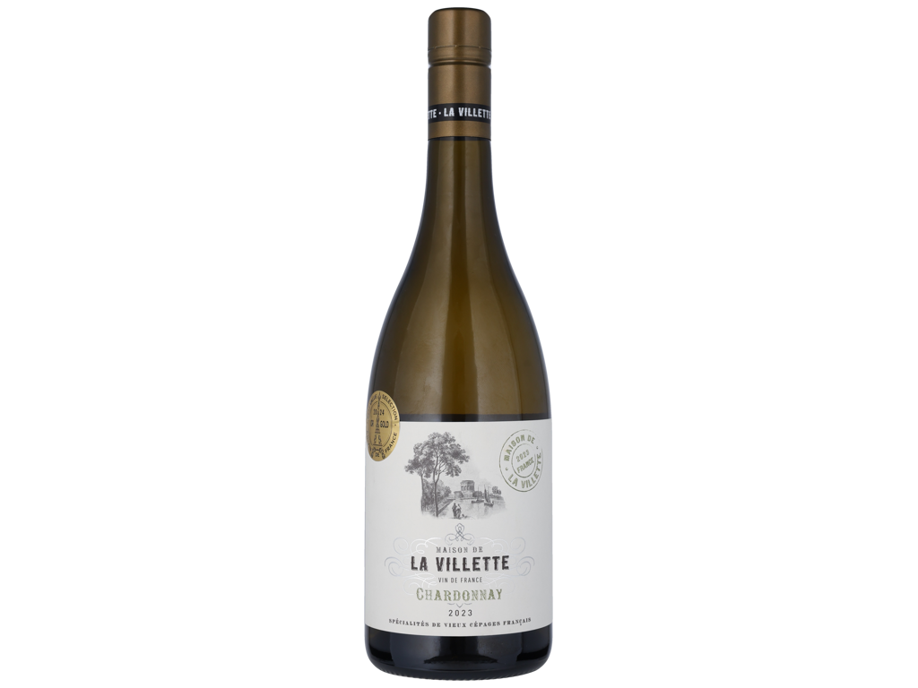 CHARDONNAY MAISON DE LA VILLETTE 2023 14% 75 CL. HVIDVIN 