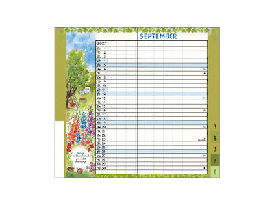 KALENDER PLAKATFORLAGET 2027 REFILL LOMMEBOGEN 9,5X17,5CM 2728 
