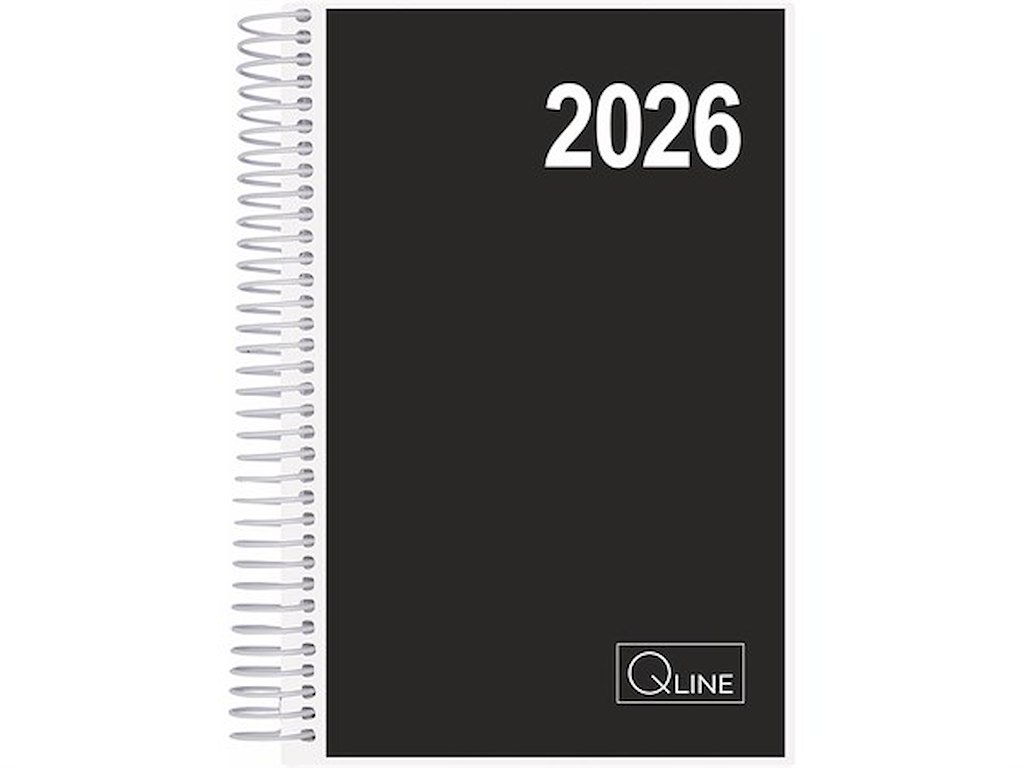 KALENDER Q-LINE 2026 DAGKALENDER 12X17CM 26211100 