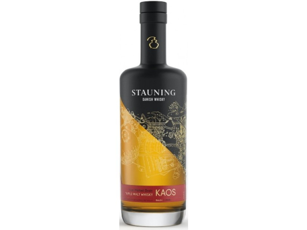 STAUNING KAOS 46% 70CL. FRA STAUNING DANISH WHISKEY 